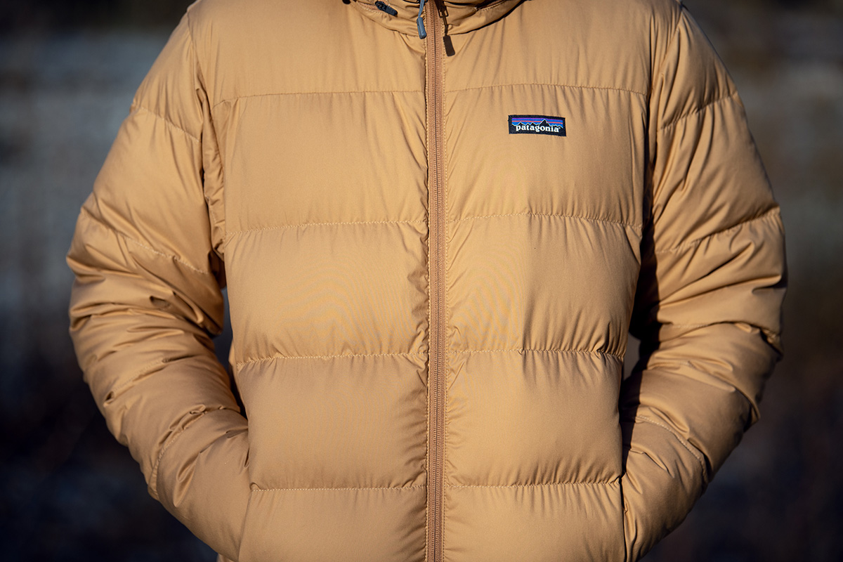 Patagonia Silent Down Jacket (front zipper and hand pockets)